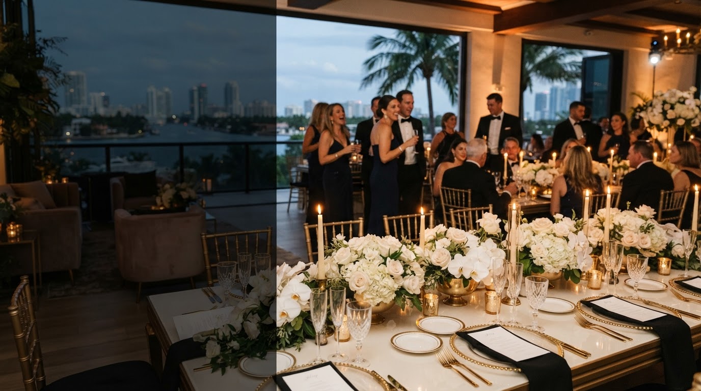 Luxury event installation from Luxury Group FF Corp portfolio