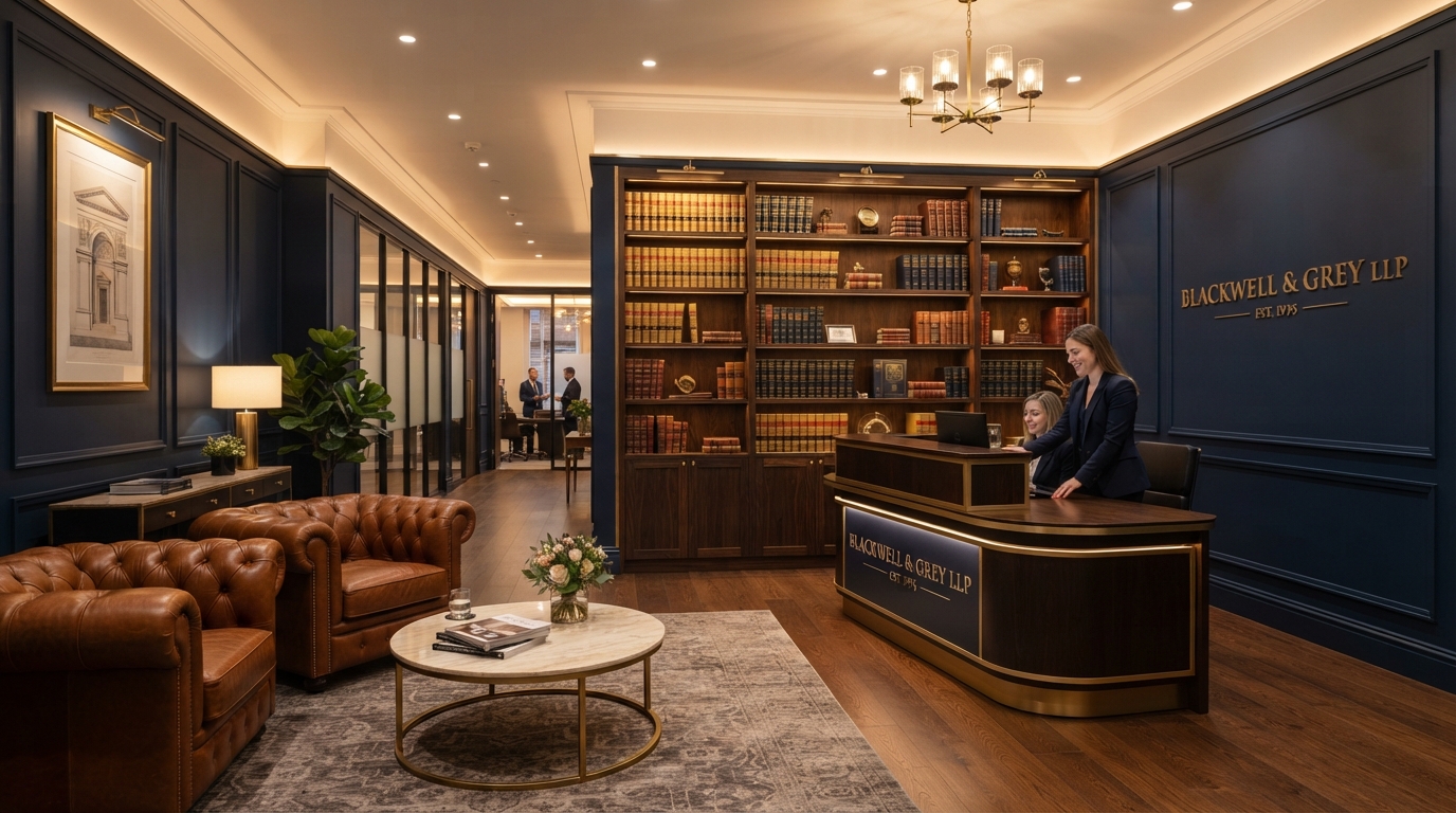 Modern law firm office interior