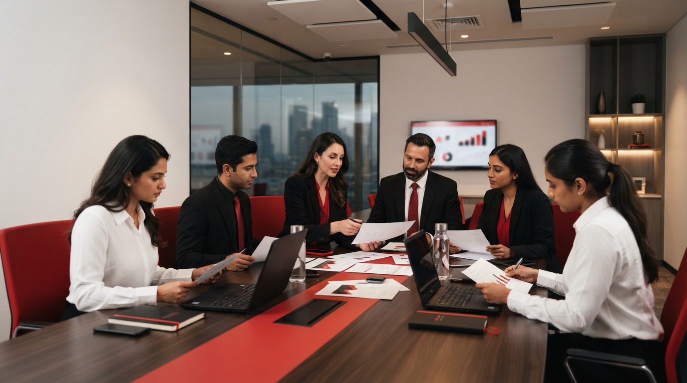 SOS Specialists team in a modern office