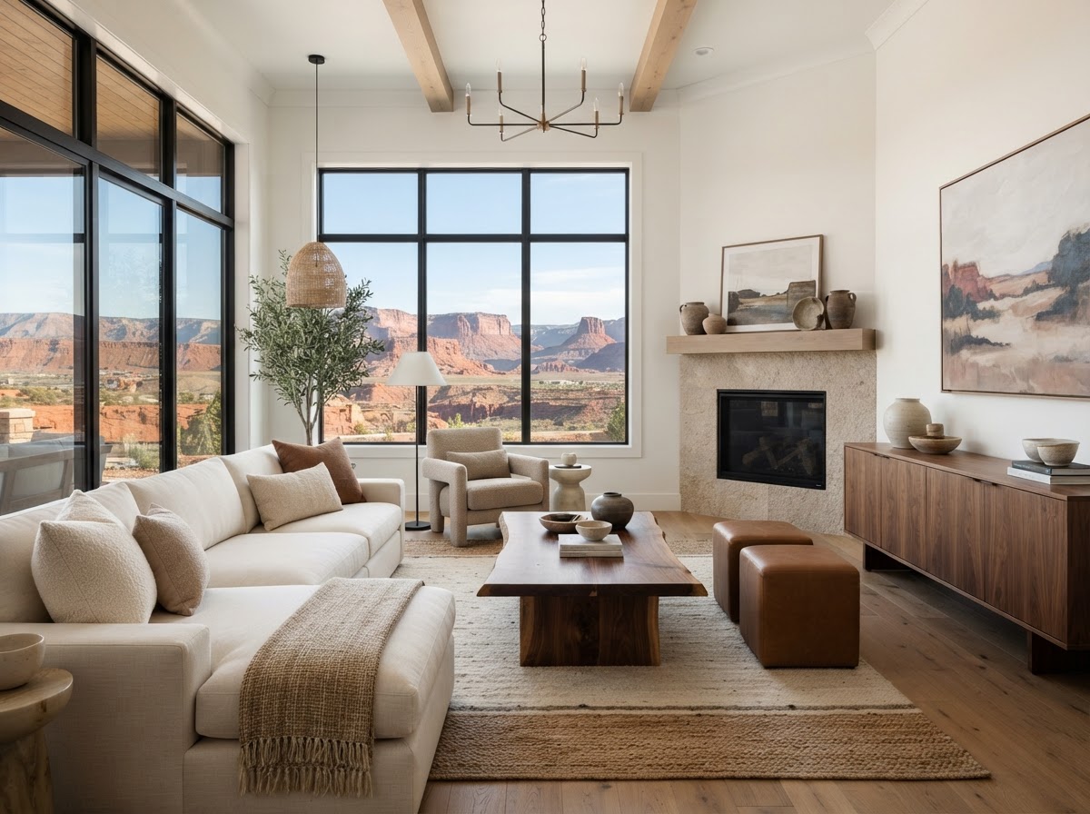 Professional interior painting in a St. George Utah home