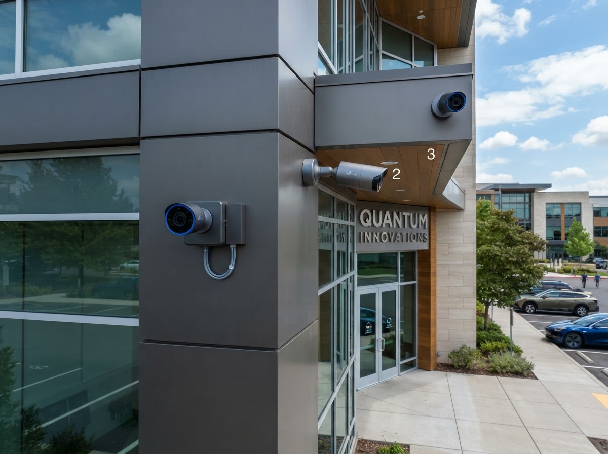 Compudile Commercial Security Camera System Installation