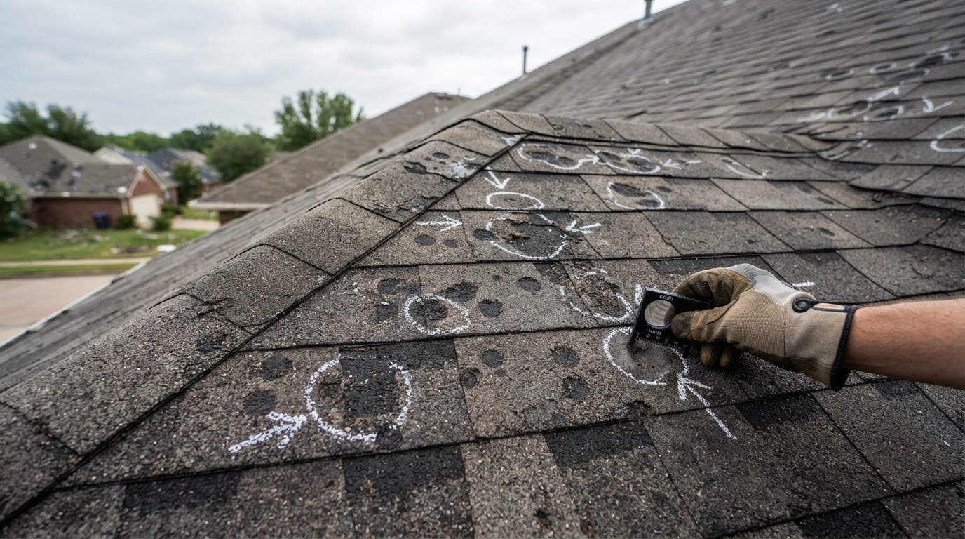 How to Spot Storm and Hail Damage on Middle TN Shingle Roofs