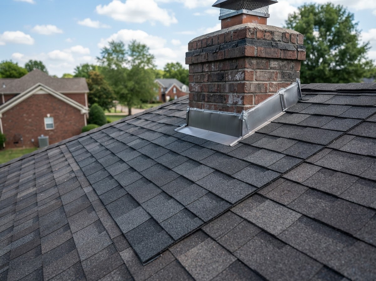 Shingle & Flashing Leak Repair — Nashville, TN, completed by Terry Woodall Roofing