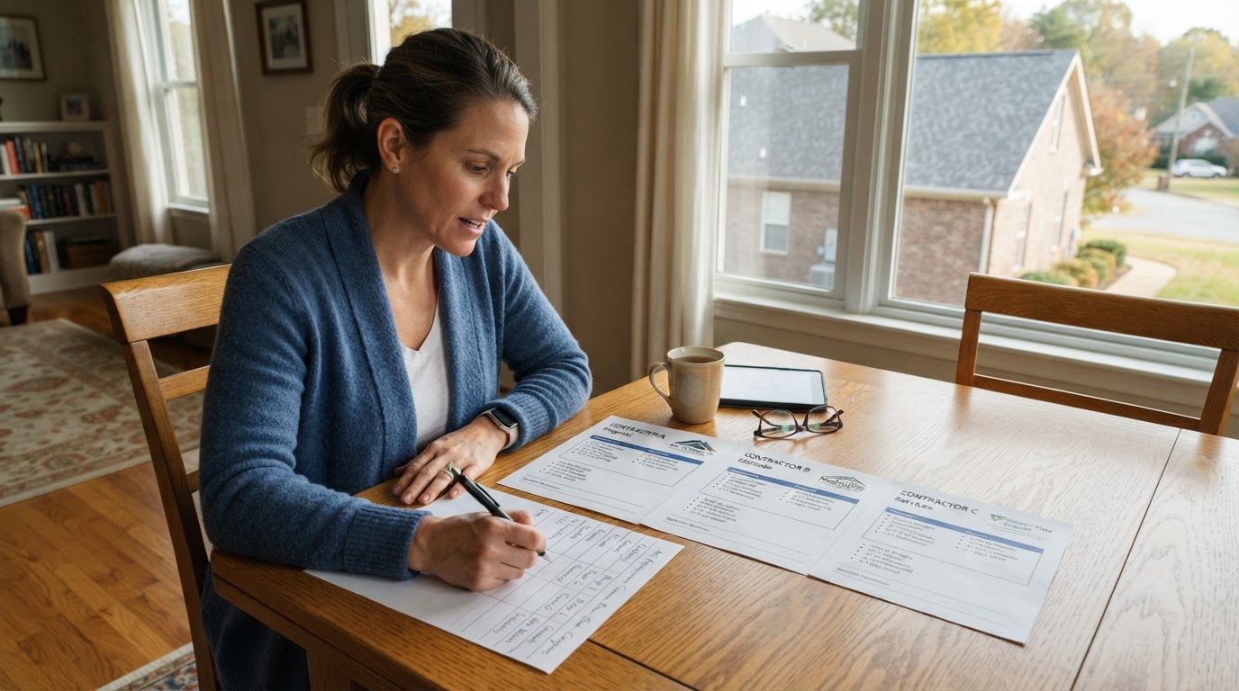 Why Are My Roofing Estimates So Different? How to Compare Roof Replacement Quotes