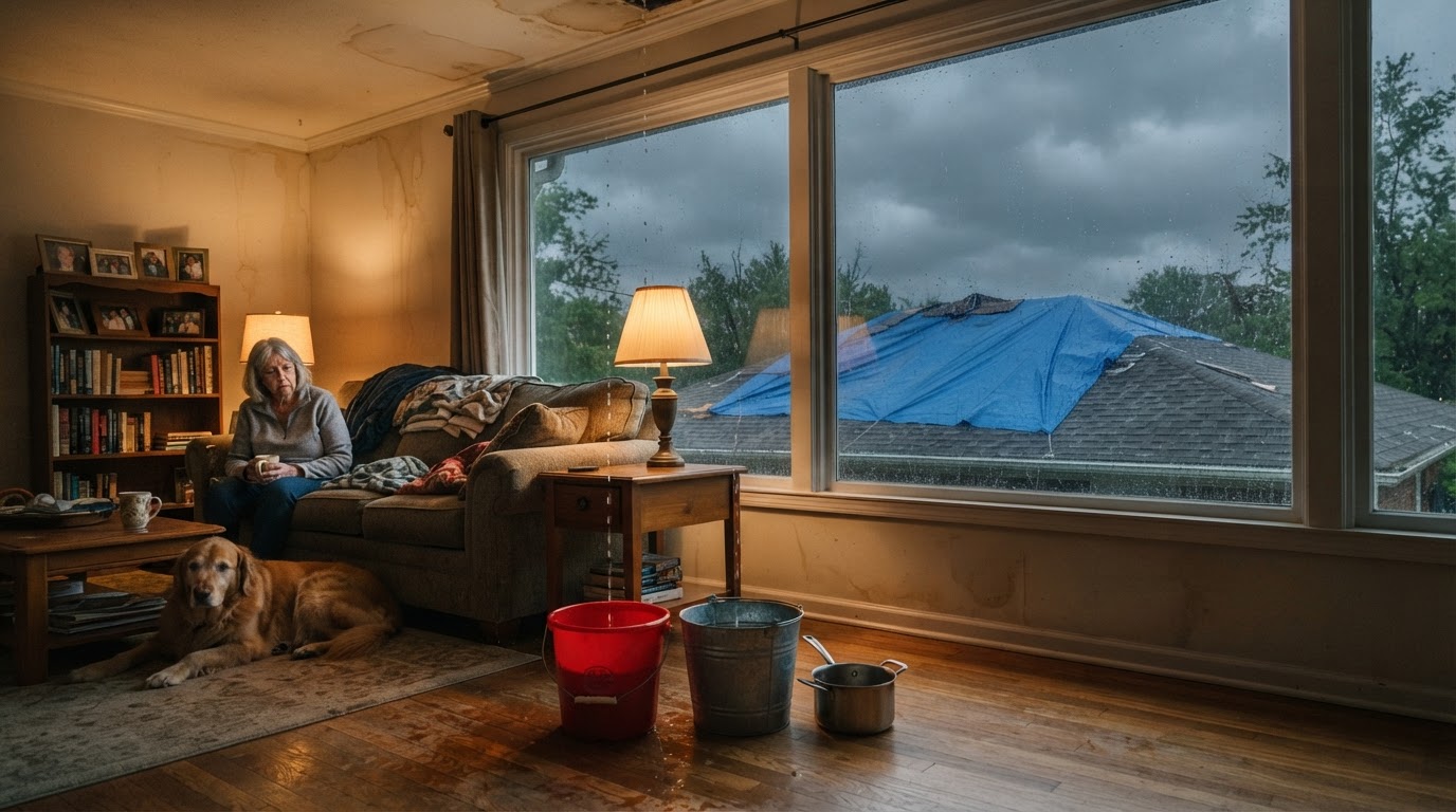 What to Do While Waiting for Emergency Roof Repair in Middle Tennessee