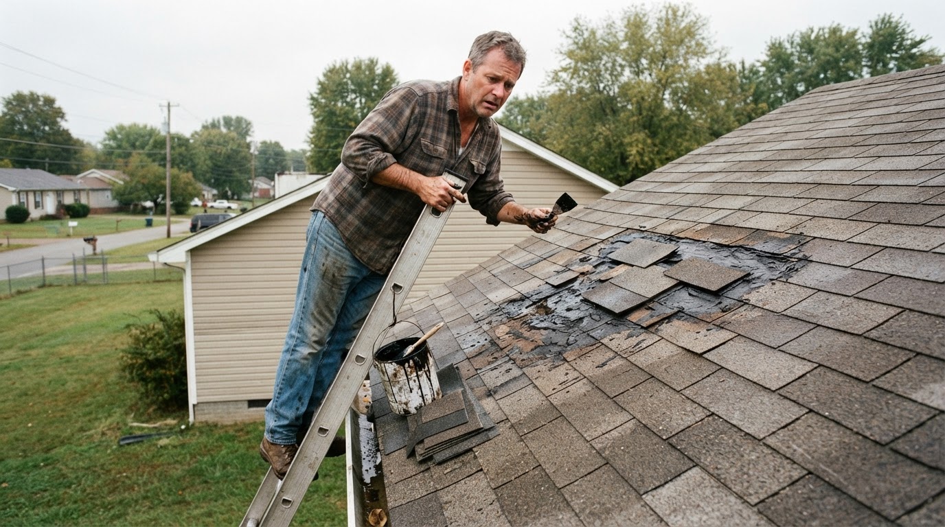 Can I Patch My Roof Myself? When DIY Roof Repair Goes Wrong in Tennessee