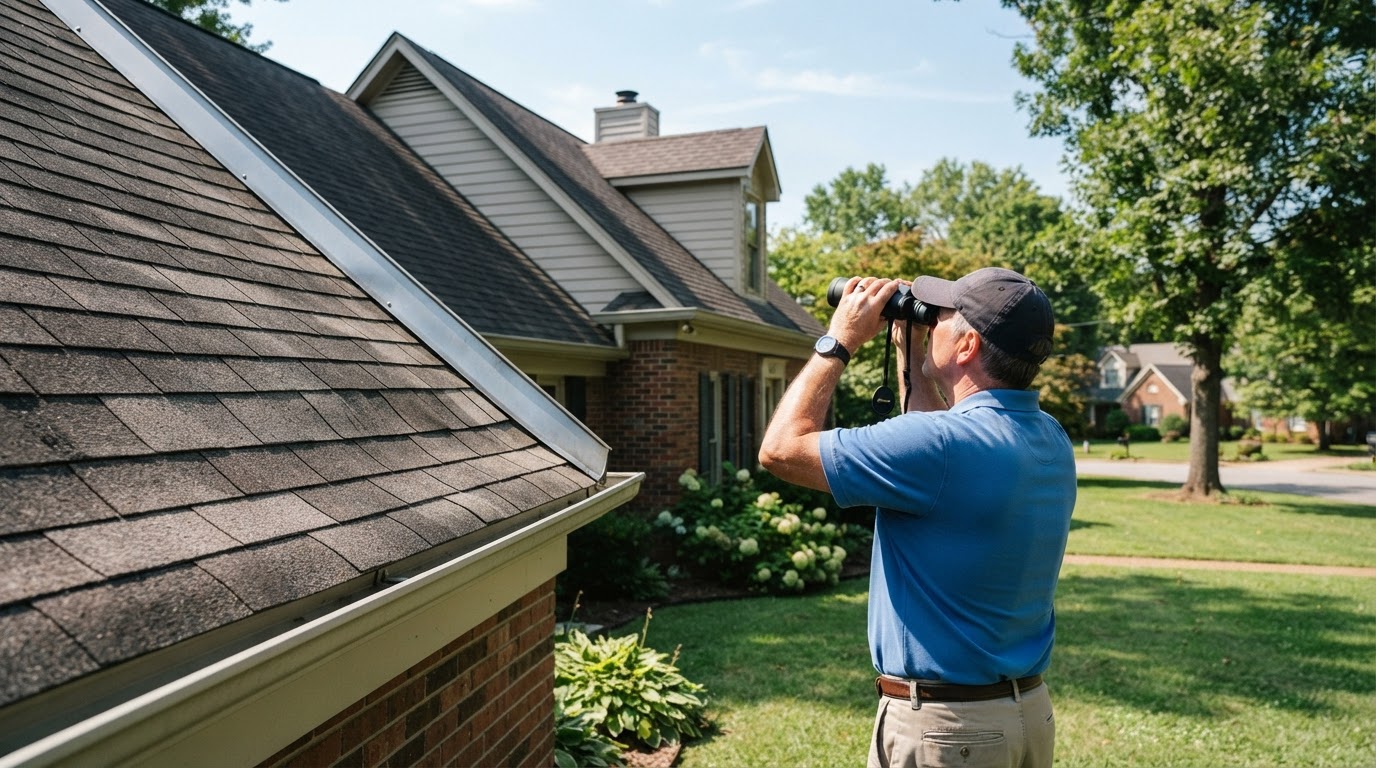 How to Inspect Your Own Roof from the Ground in Middle Tennessee