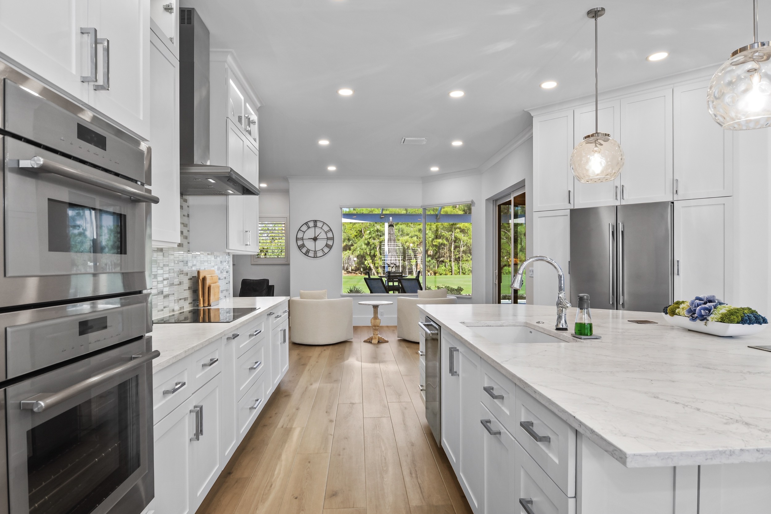 Open Concept Kitchen & Living Area