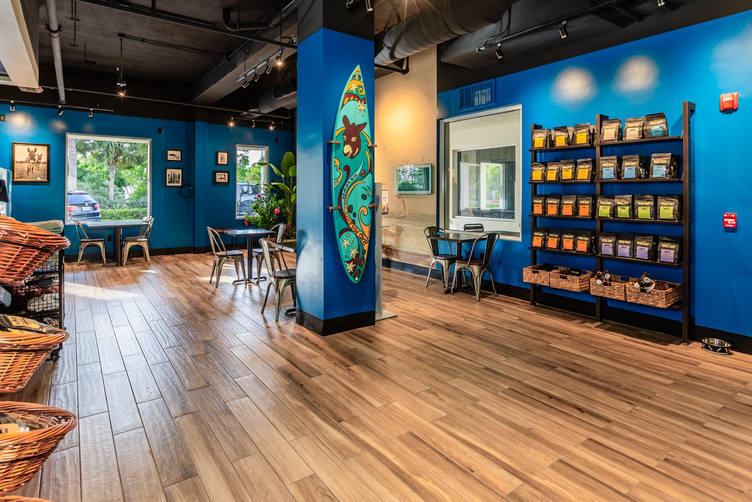 Bad Ass Coffee — Branded Interior & Retail Wall