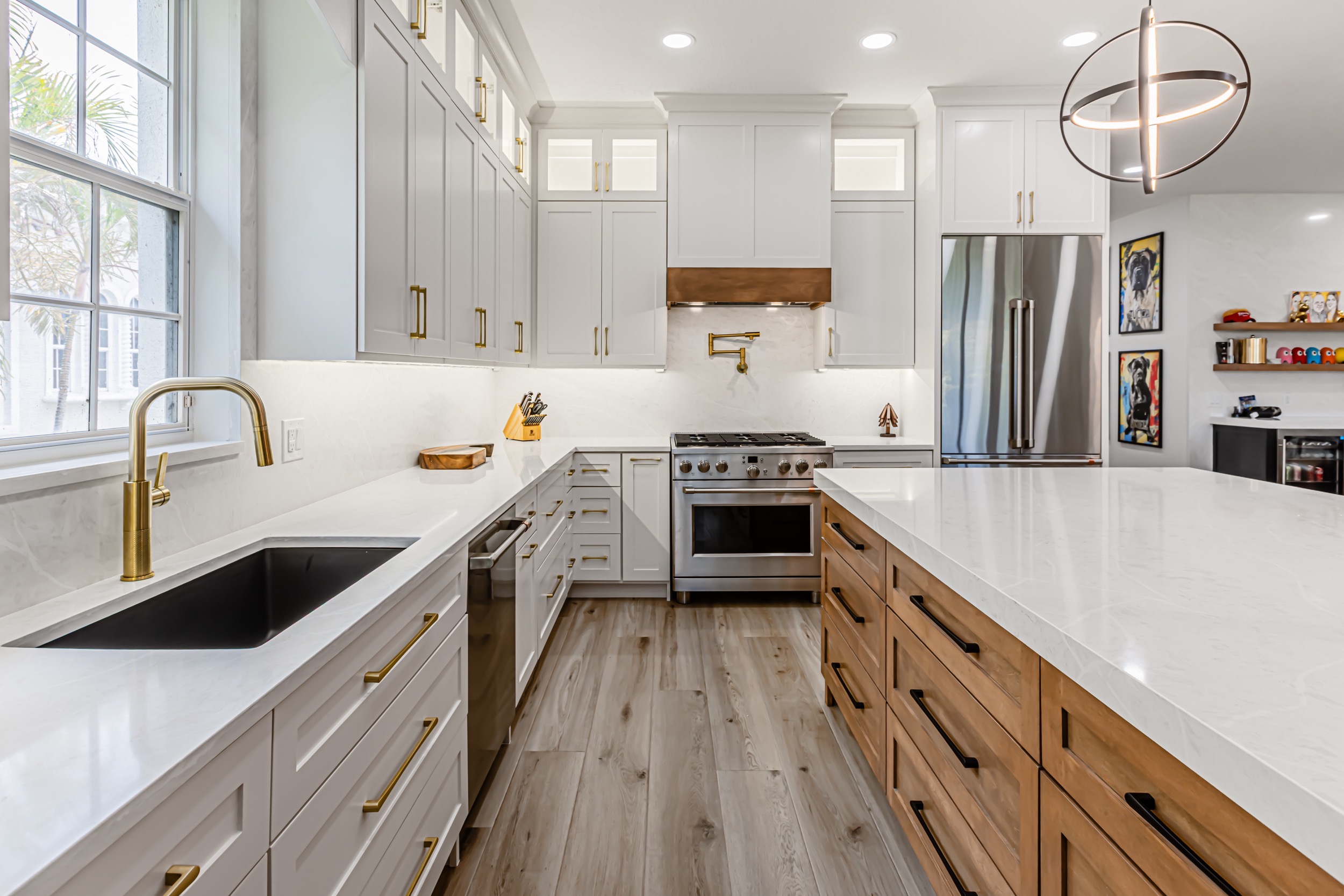 Kitchen — Luxury Kitchen with Marble Details