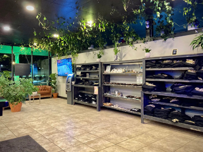Vibes Cannabis Co. dispensary interior in Bangor, ME - photo 2