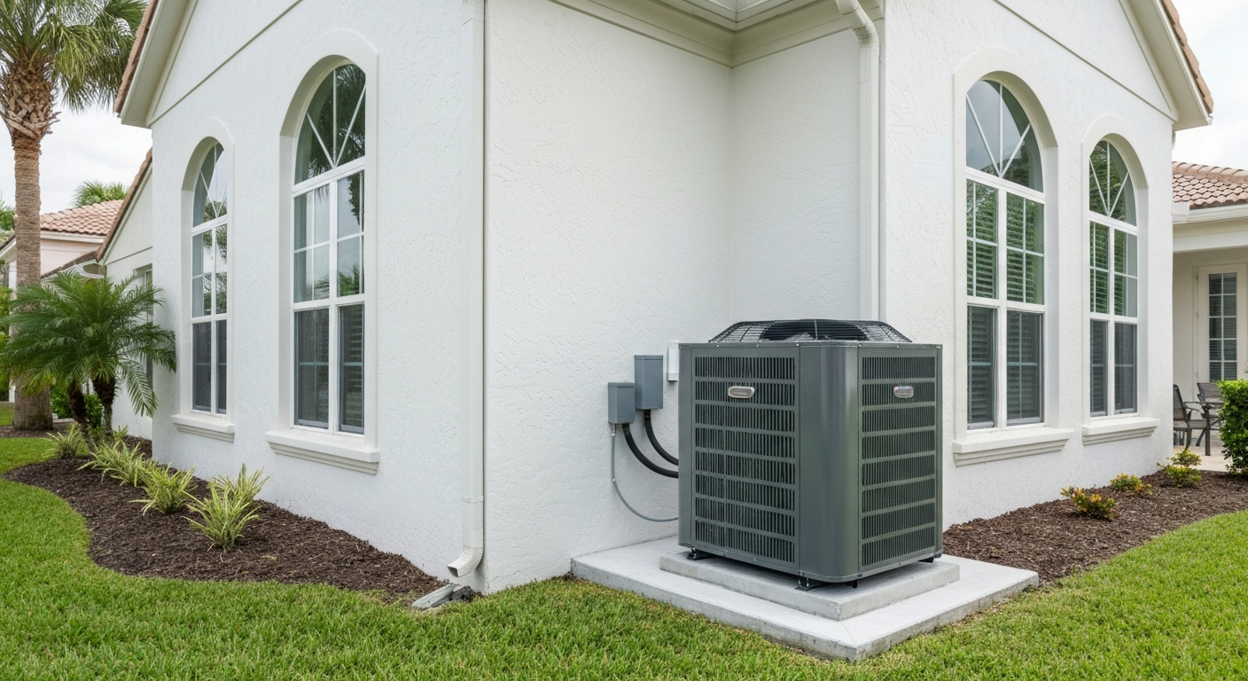 Florida home comfort supported by efficient HVAC heating and cooling.