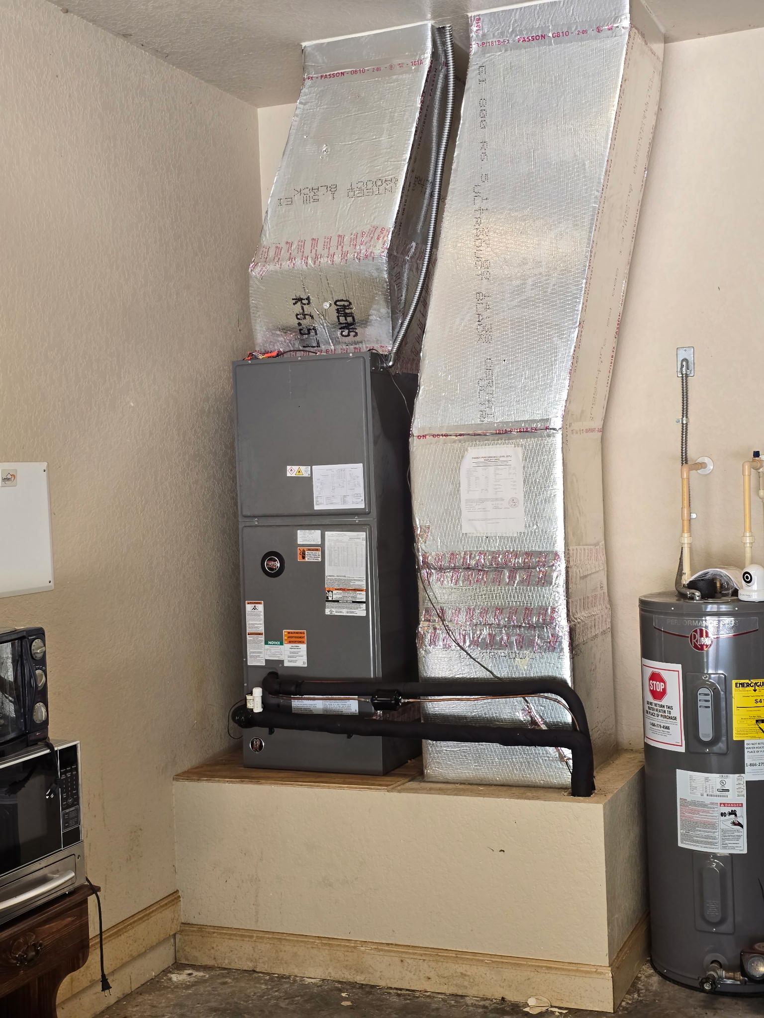 New RUUD two-speed air handler system installed in Dunnellon, FL