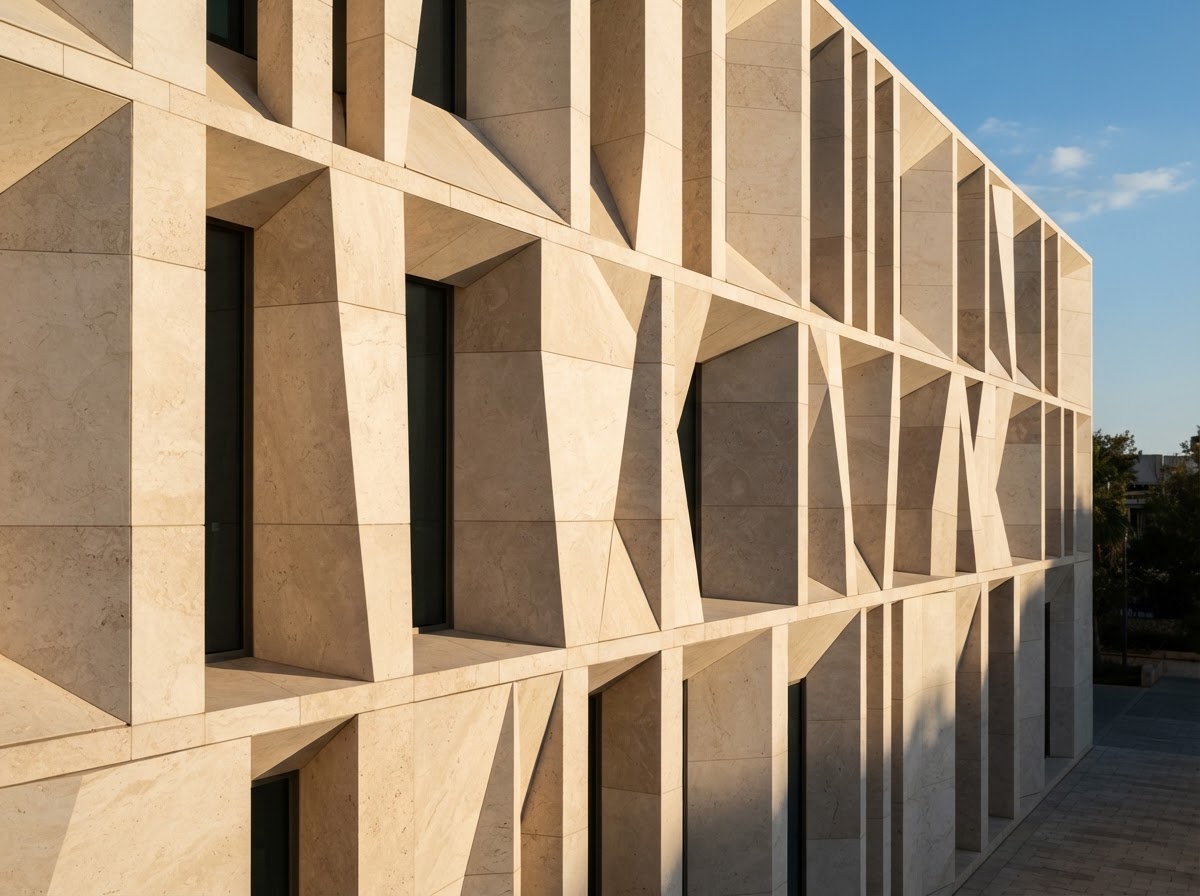 Architectural stone detail, the considered editorial perspective behind GLOWINT's insights