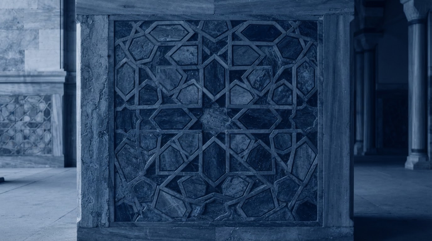Architectural stone detail representing the structured analytical foundation of GLOWINT's data science practice