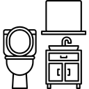 Bathroom remodeling icon