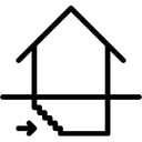 Basement finishing icon