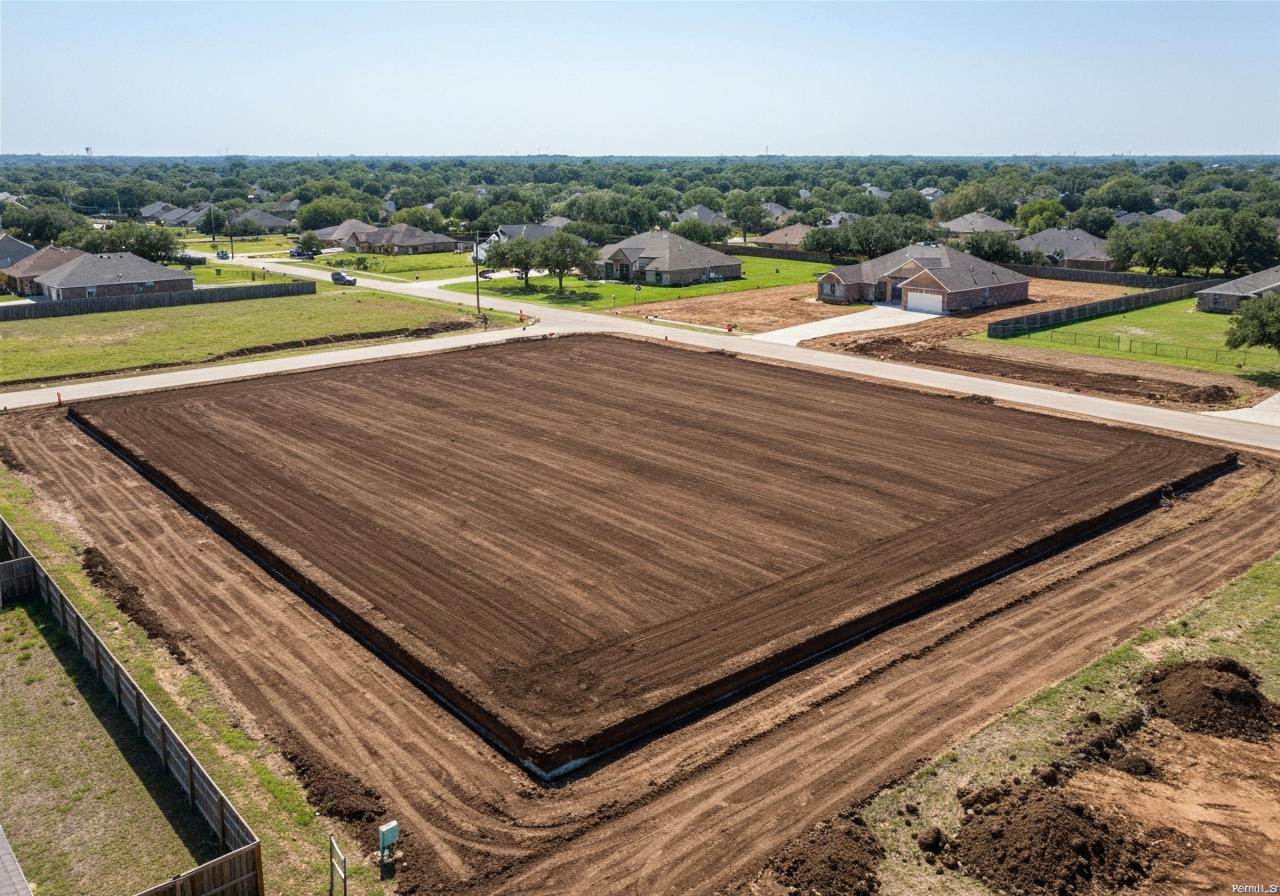 Residential Lot Grading — Houston