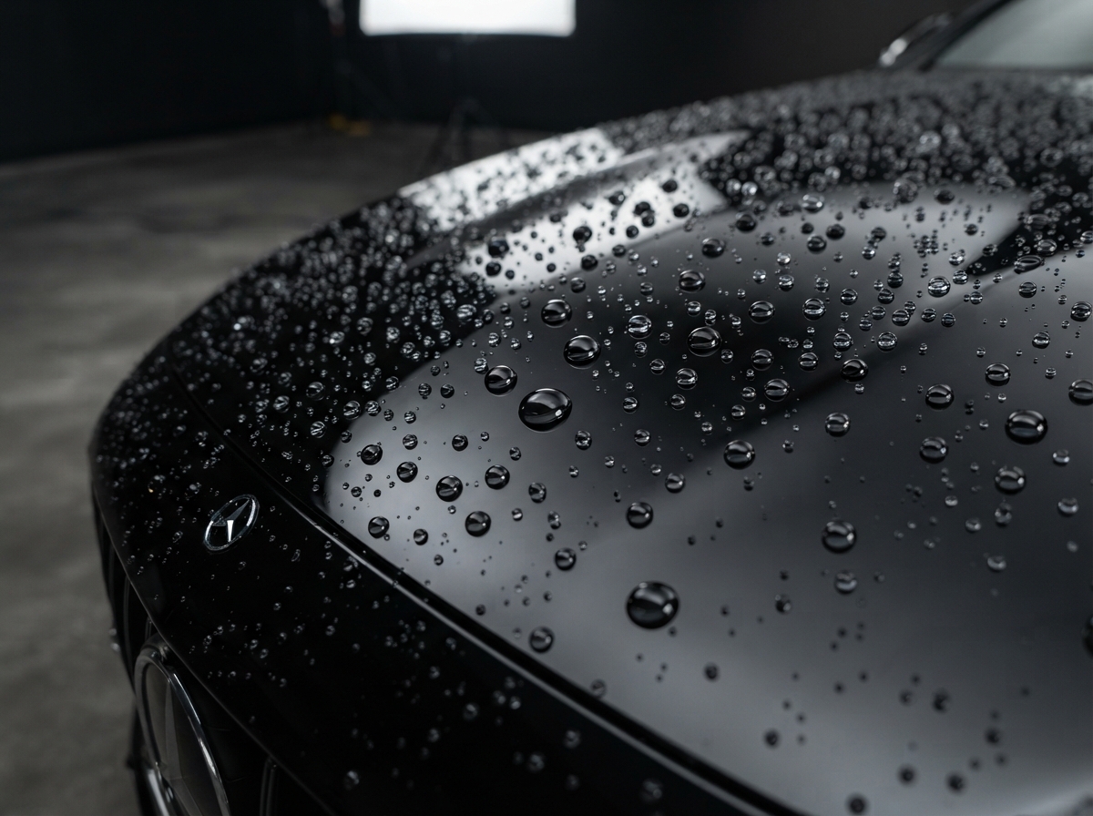 Ceramic Coating service demonstration