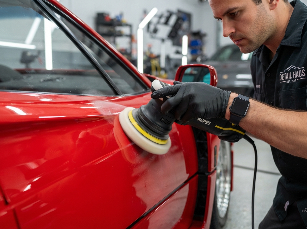 Paint Correction service demonstration