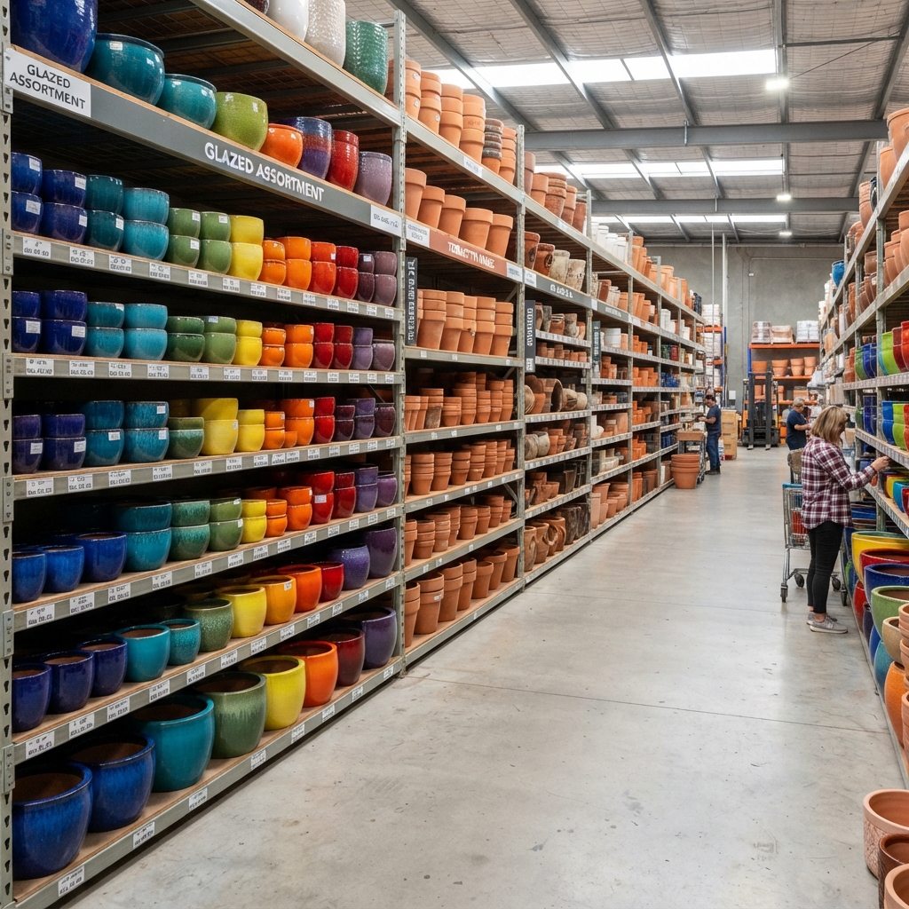 Choosing wholesale pottery collections and sets for garden centers
