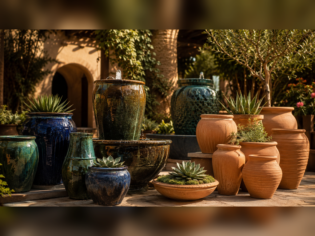 Premium wholesale pottery collection — glazed planters, terracotta pots and ceramic containers for garden centers