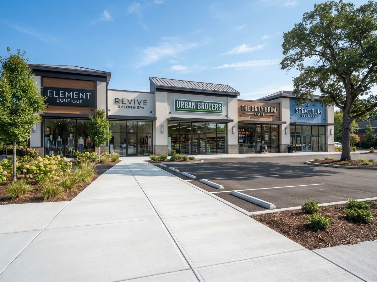 Commercial power washing in Ocean County NJ - storefront exterior cleaning