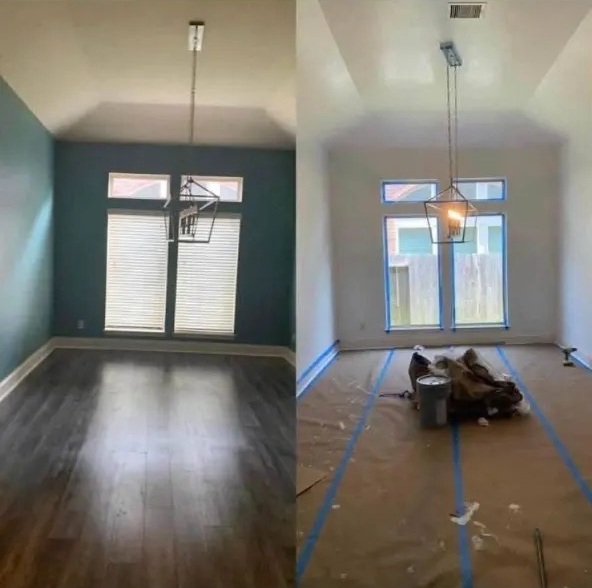 Interior room painting transformation Mesa AZ