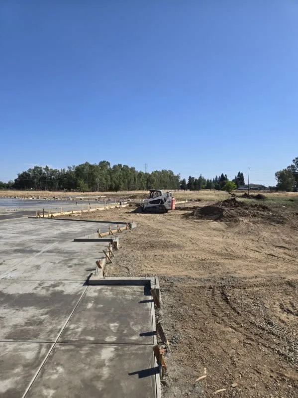 New Commercial Foundation & Slab Prep for Electrical Rough-In — Sacramento Suburbs