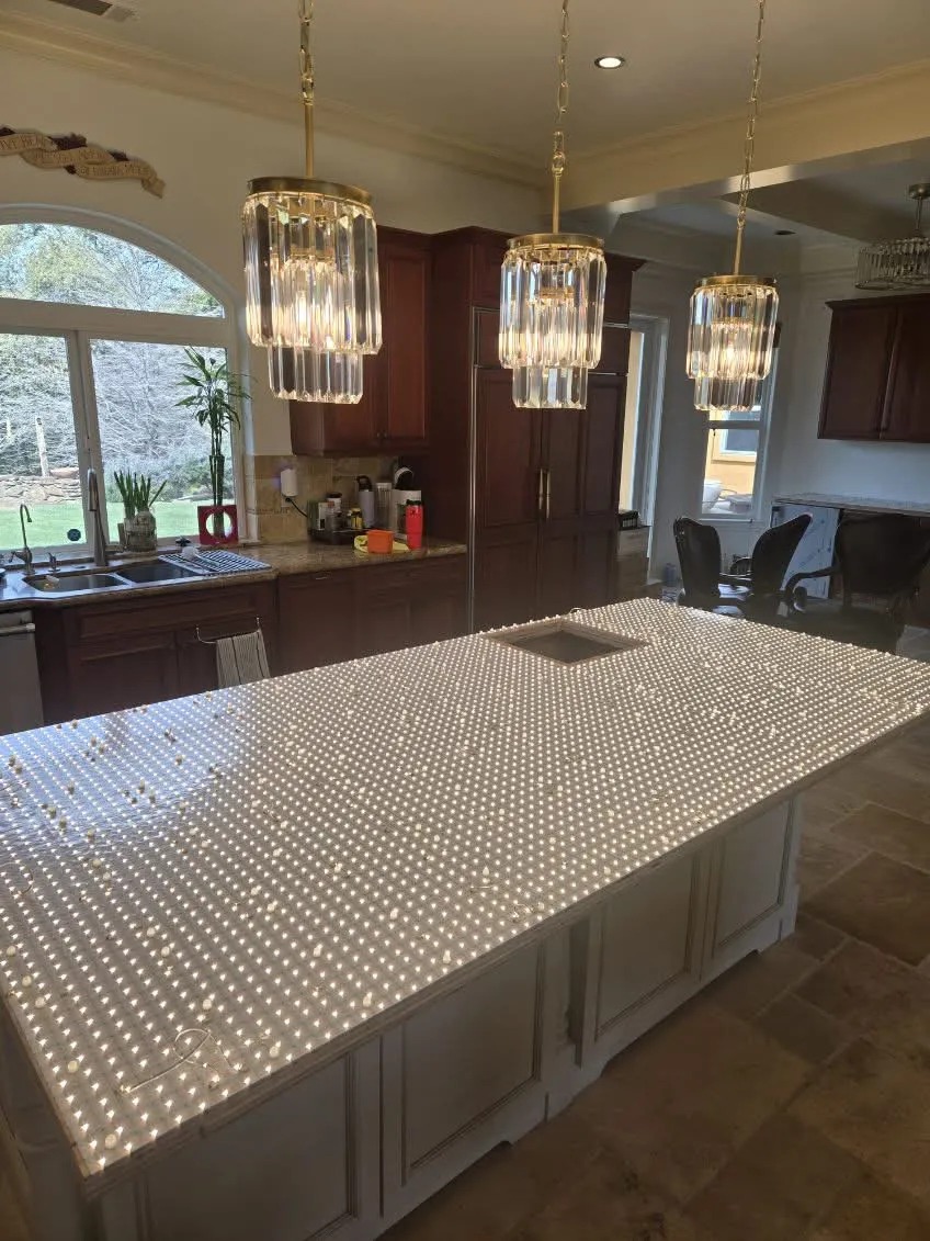 Luxury Crystal Chandelier Installation — Folsom
