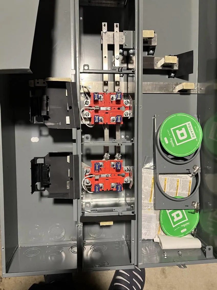 New Square D Panel Installation with Meter Sockets — Antelope