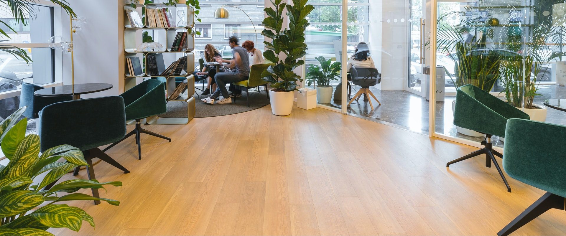 Modern flooring installation completed by The Flooring Place