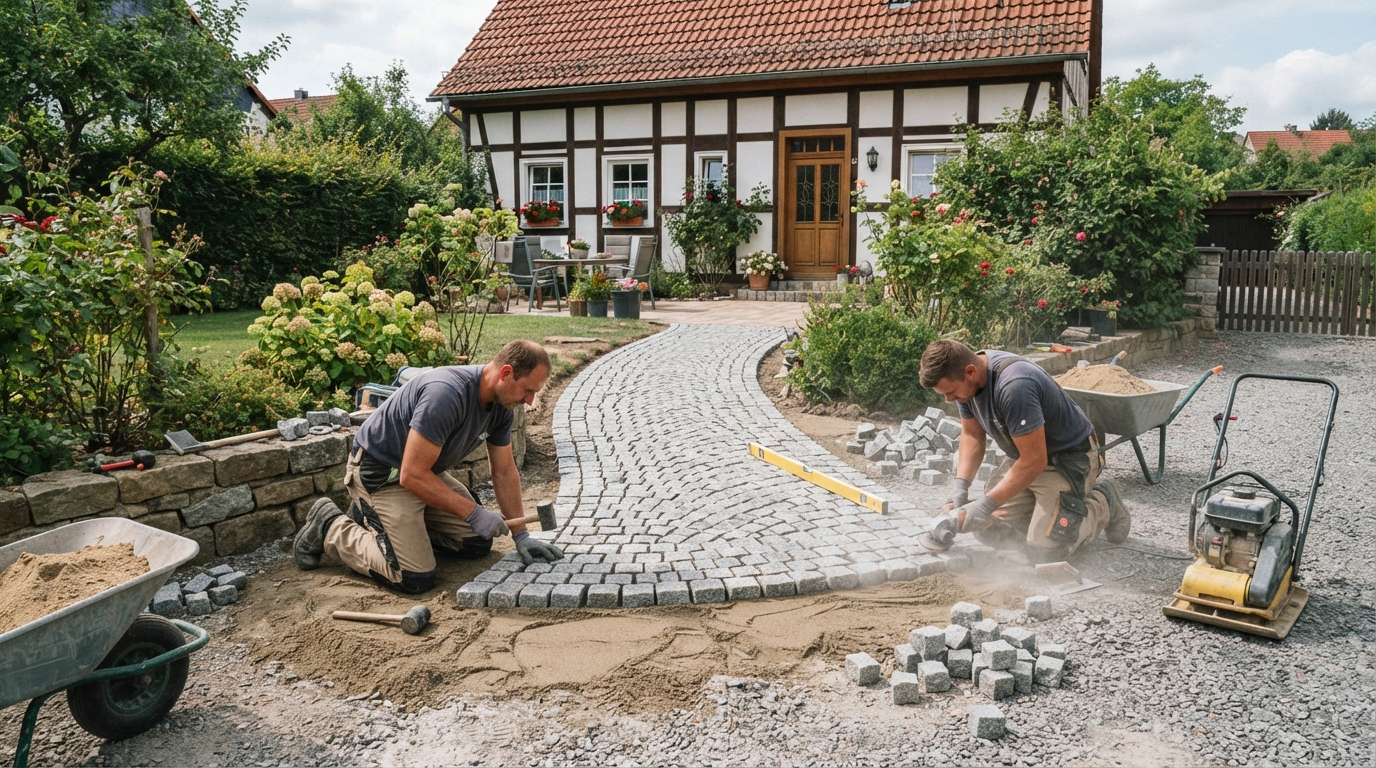 Pflasterarbeiten in Bispingen und Umgebung – Pflasterarbeiten als Bauleistung von SW Bau UG