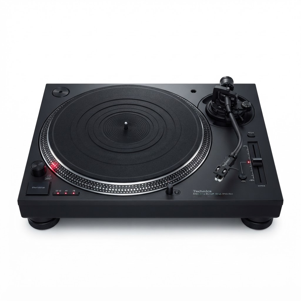 Technics SL-1200MK7 direct-drive DJ turntable