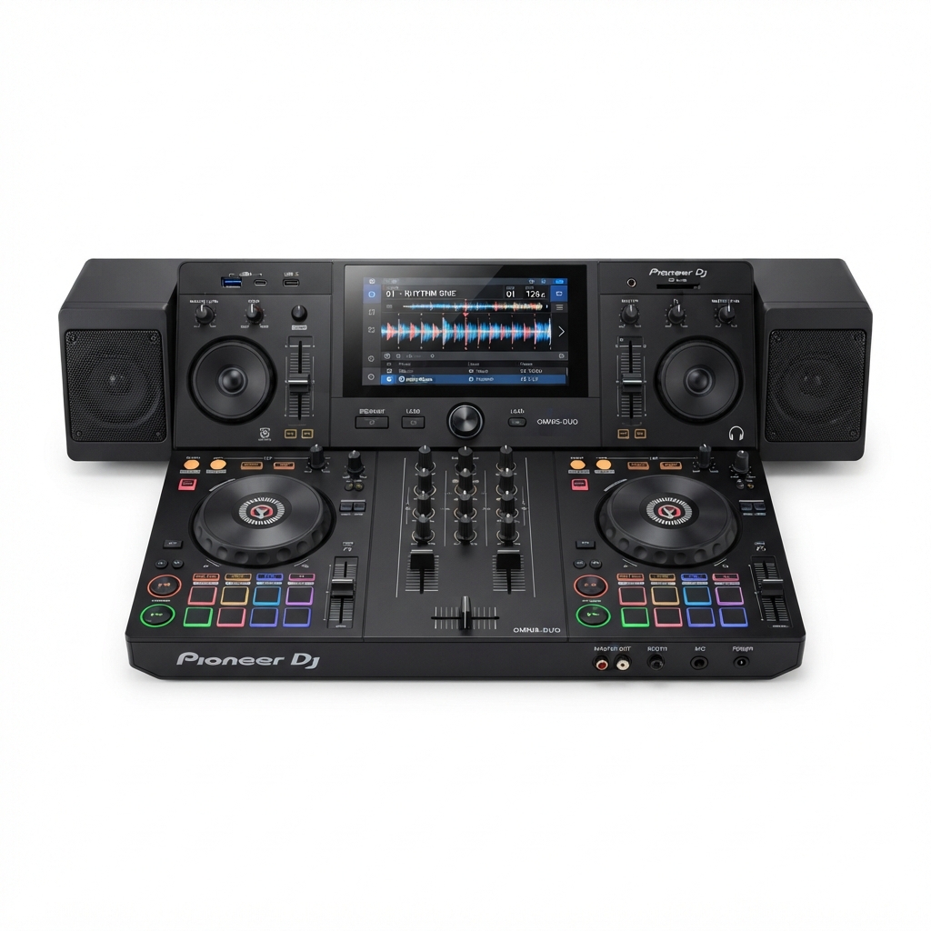 AlphaTheta OMNIS-DUO portable all-in-one DJ system