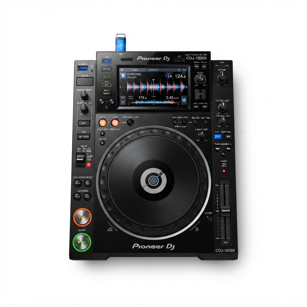 AlphaTheta CDJ-1500X multi-format DJ media player