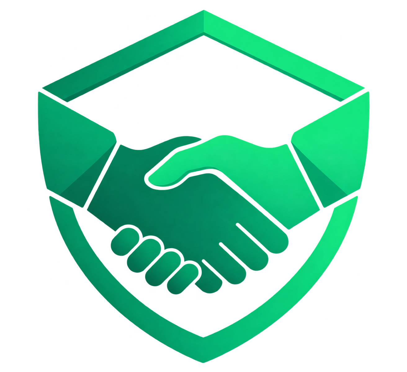 OMADA Shield Handshake Logo