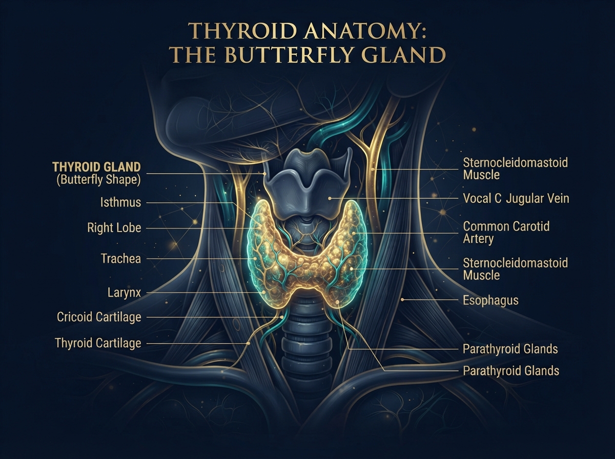 Thyroid anatomy & hormone conversion