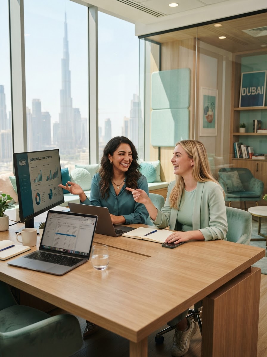 A Dedote team having a consultation meeting in the office