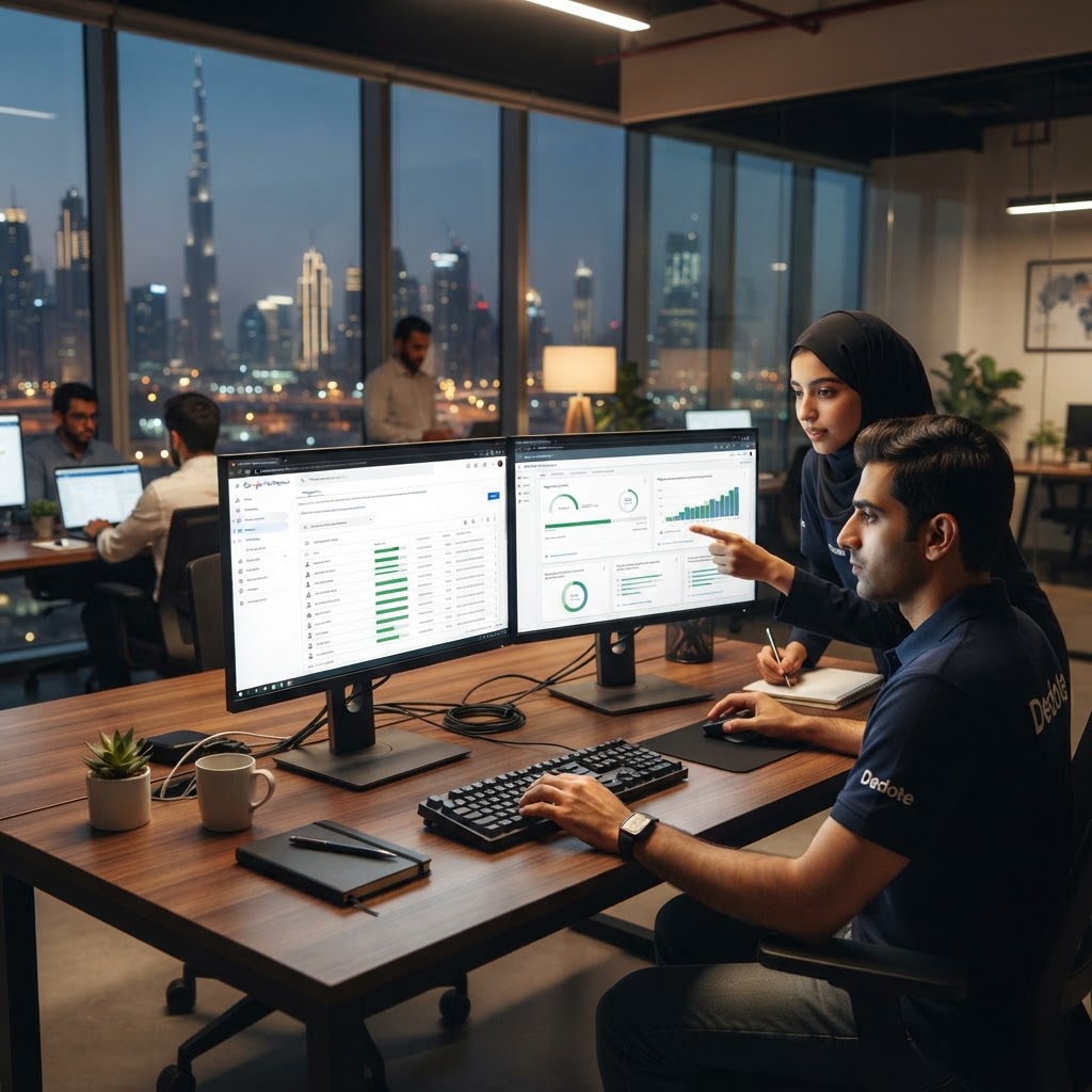 Dedote IT team setting up Google Workspace for a client