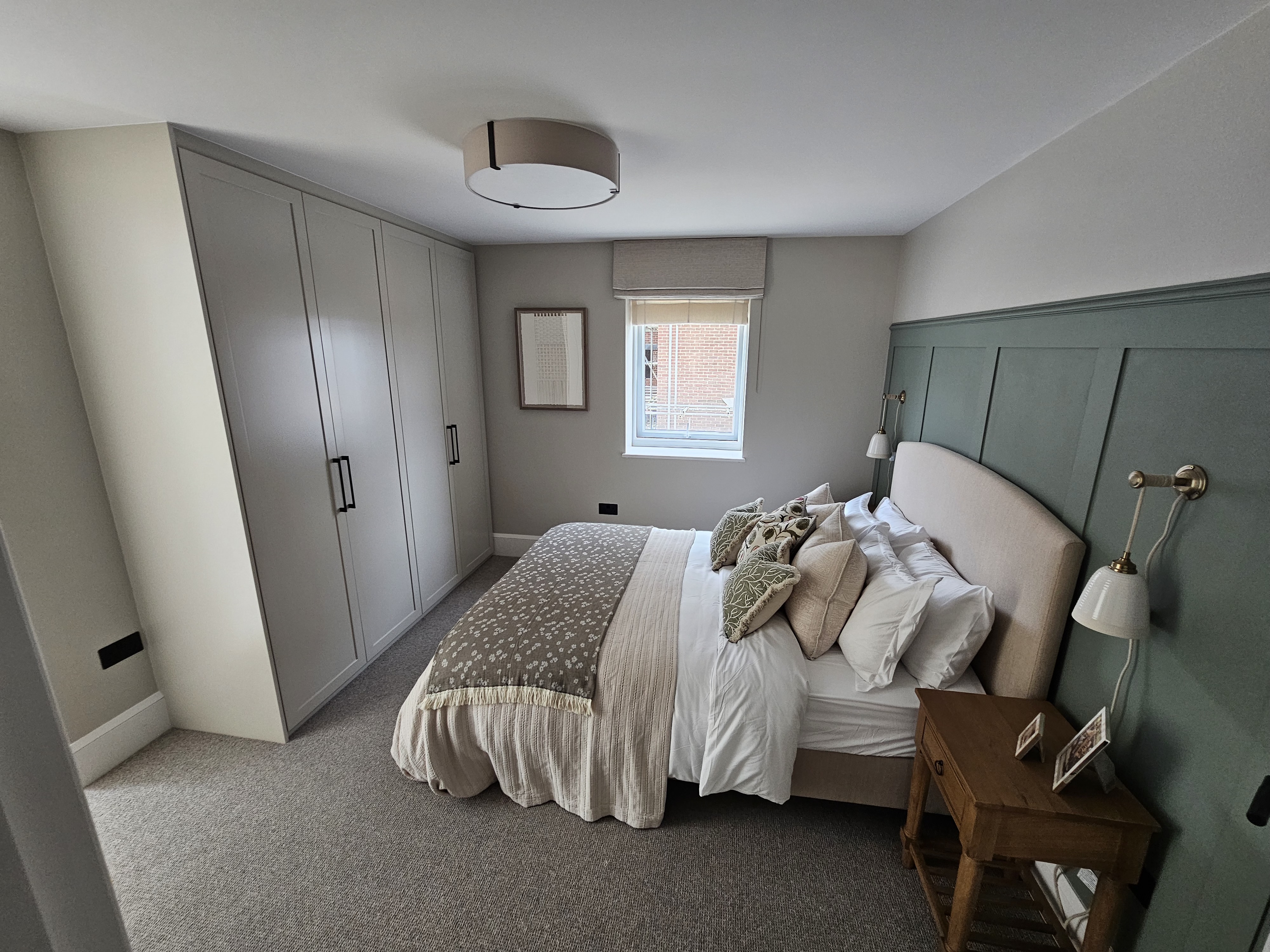 Premium fully refurbished residential interior showing a complete property transformation by DWELLUX