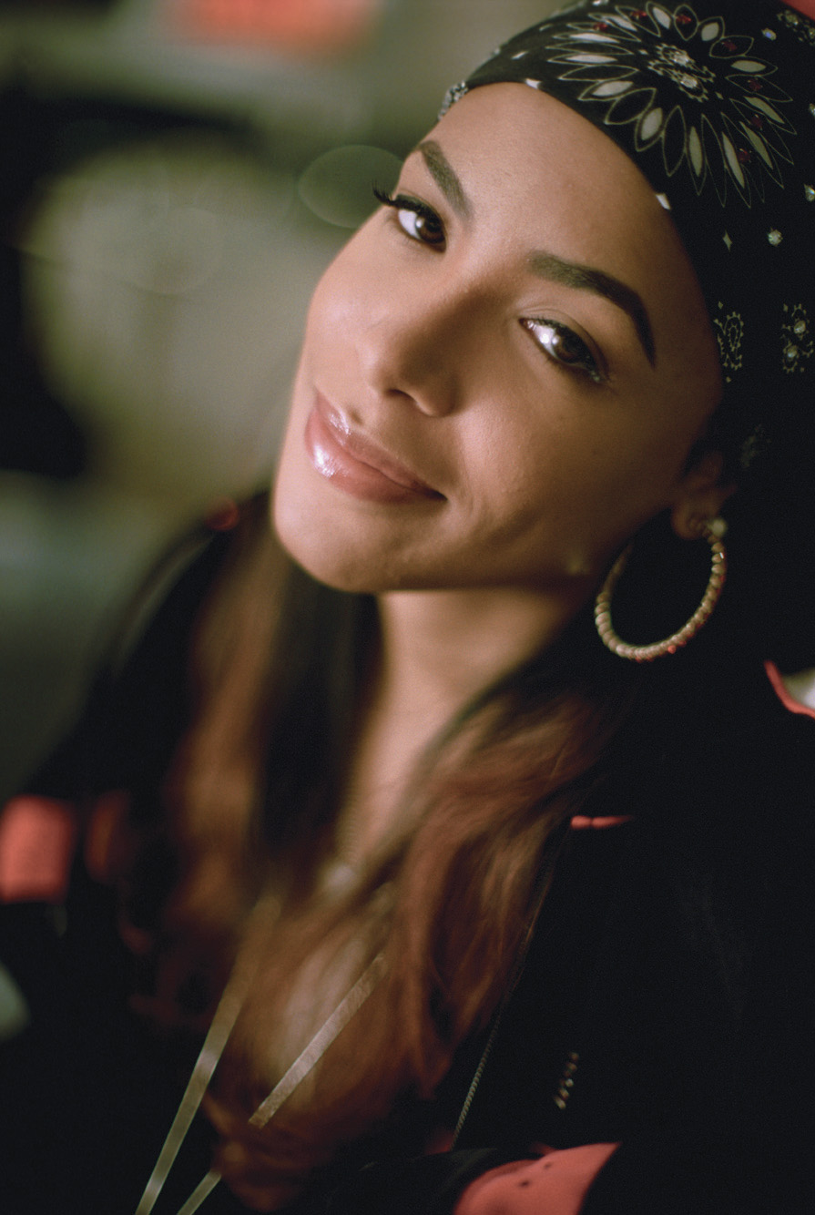 Aaliyah in a promotional portrait