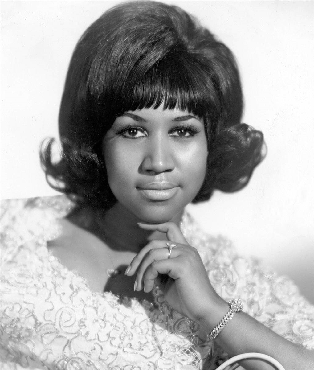 Aretha Franklin, the Detroit-raised Queen of Soul, in a 1968 publicity portrait