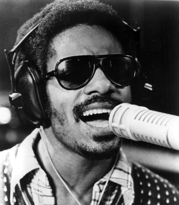 Stevie Wonder performing in 1973 during his classic period