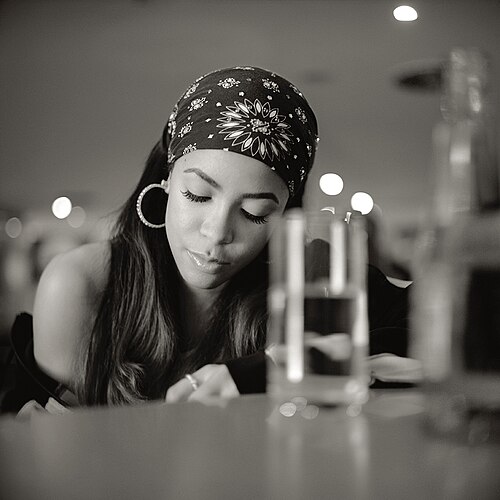 Aaliyah in a studio portrait