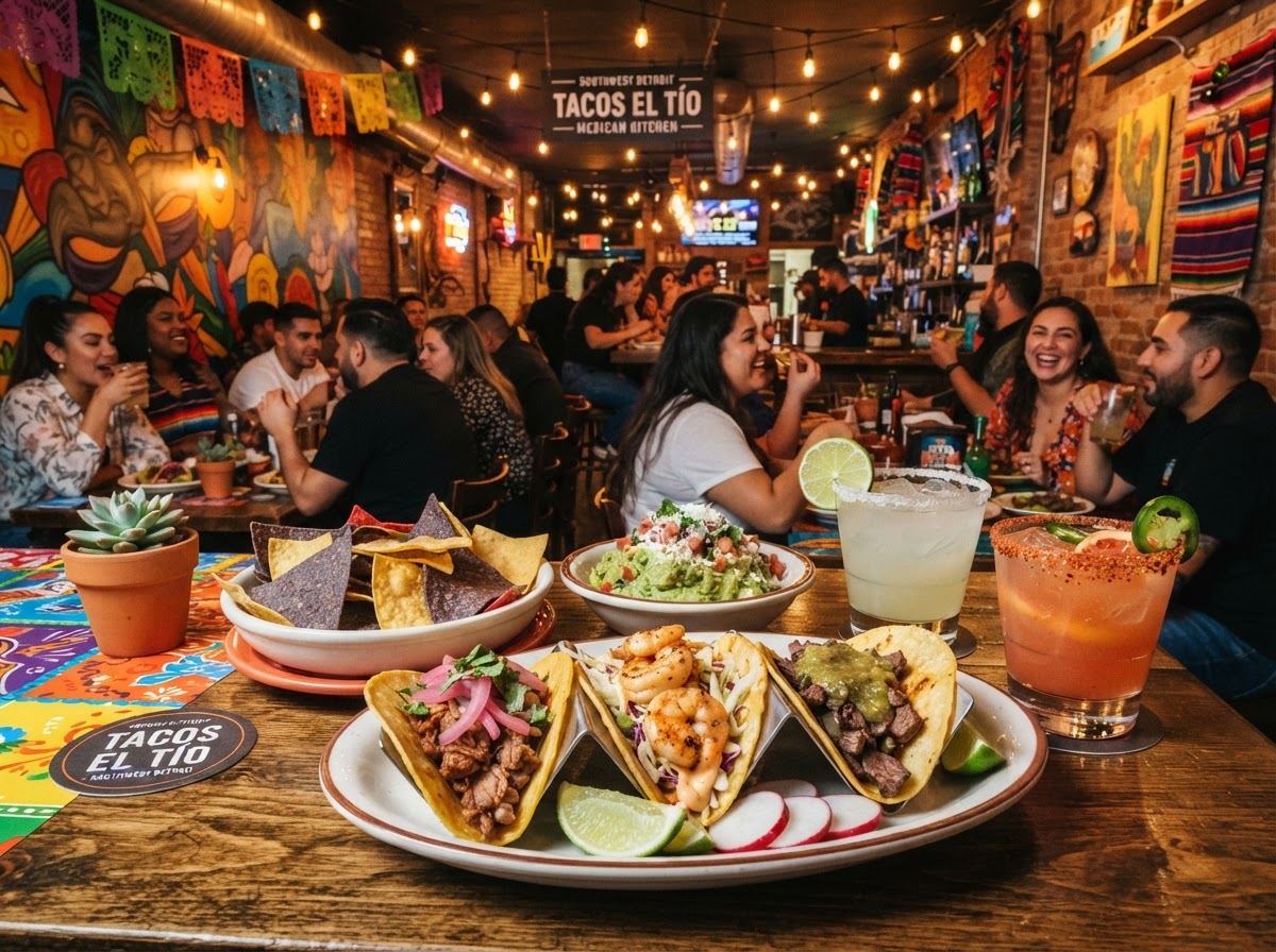 Modern Mexican cuisine with open-fire cooking at Vecino in Midtown Detroit