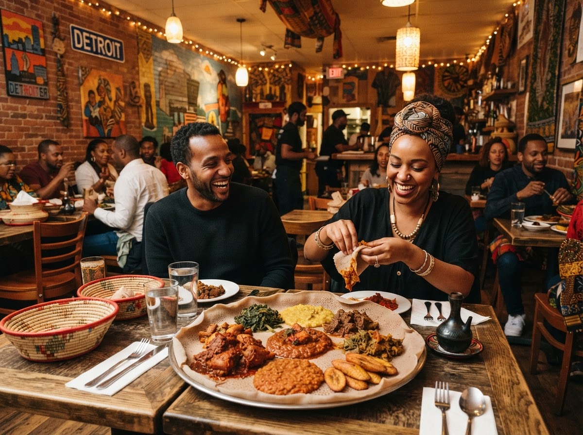 Liberian and West African cuisine at Little Liberia on East Warren Avenue in Detroit