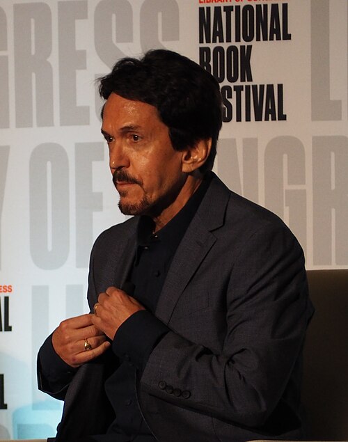 Mitch Albom speaking at an event