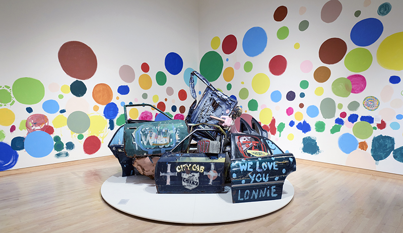 Tyree Guyton Auto World mixed media installation