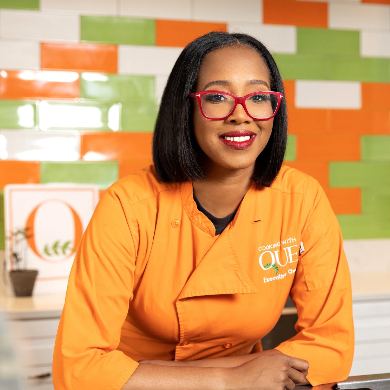 Chef Quiana Que Rice founder of Cooking with Que